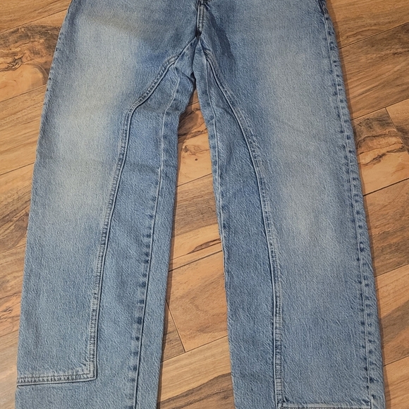 Free People/We the Free Risk Taker High Rise Straight Jeans, GUC, Sz 24, Cute!! - Picture 5 of 12